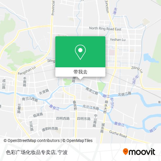 色彩广场化妆品专卖店地图