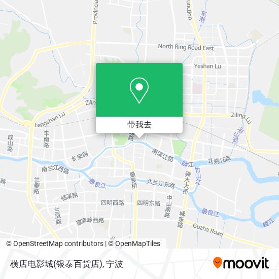 横店电影城(银泰百货店)地图