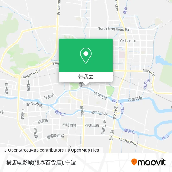 横店电影城(银泰百货店)地图