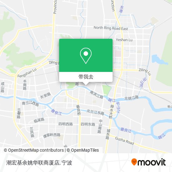 潮宏基余姚华联商厦店地图