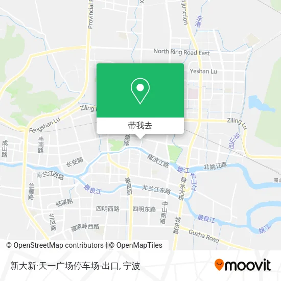 新大新·天一广场停车场-出口地图