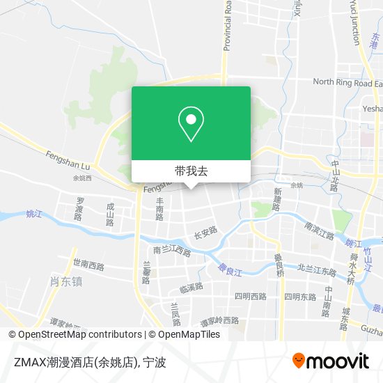 ZMAX潮漫酒店(余姚店)地图