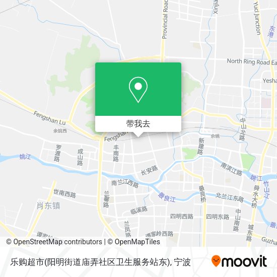 乐购超市(阳明街道庙弄社区卫生服务站东)地图