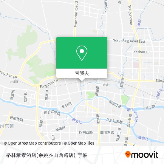 格林豪泰酒店(余姚胜山西路店)地图