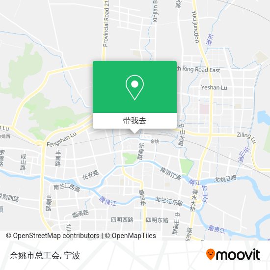 余姚市总工会地图