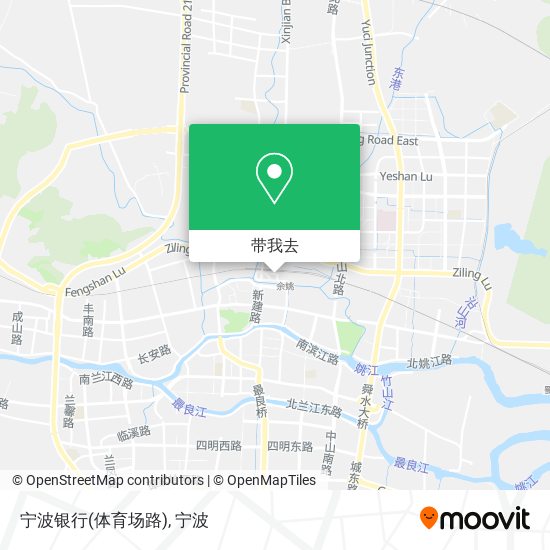 宁波银行(体育场路)地图