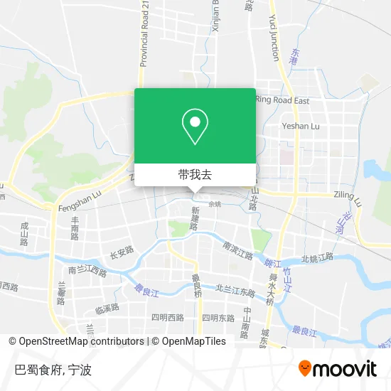 巴蜀食府地图
