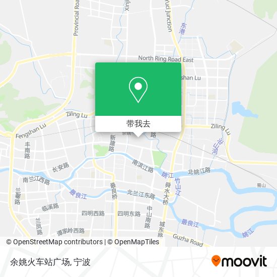 余姚火车站广场地图