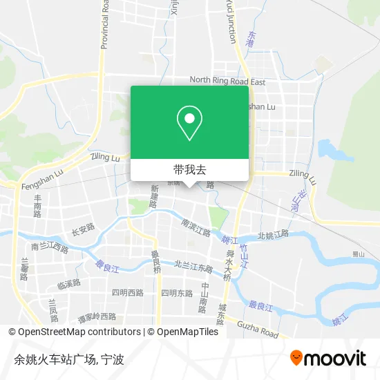 余姚火车站广场地图