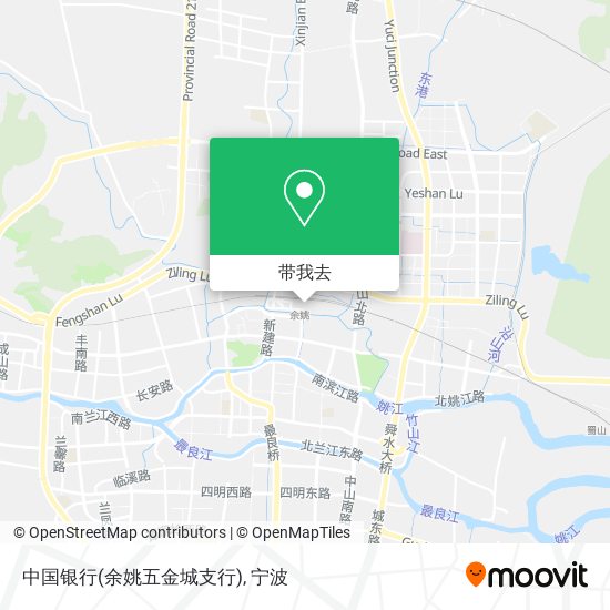 中国银行(余姚五金城支行)地图