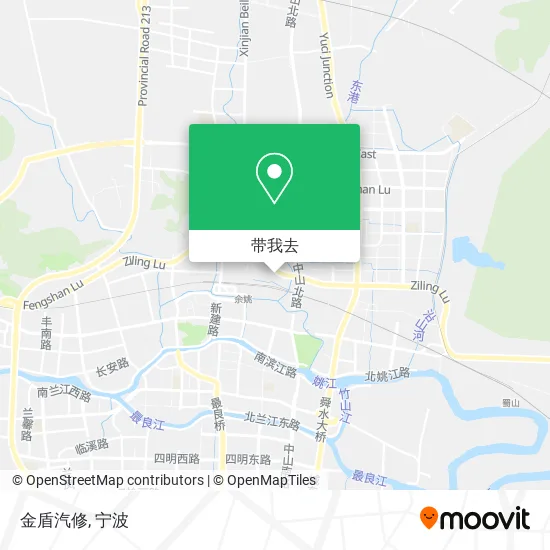金盾汽修地图