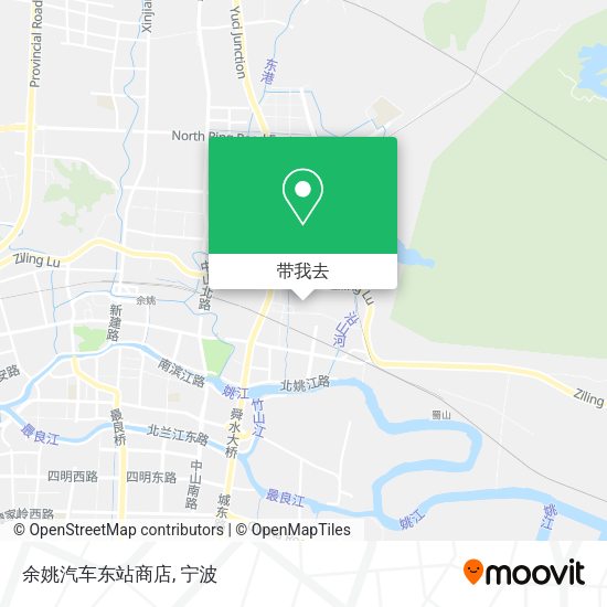 余姚汽车东站商店地图