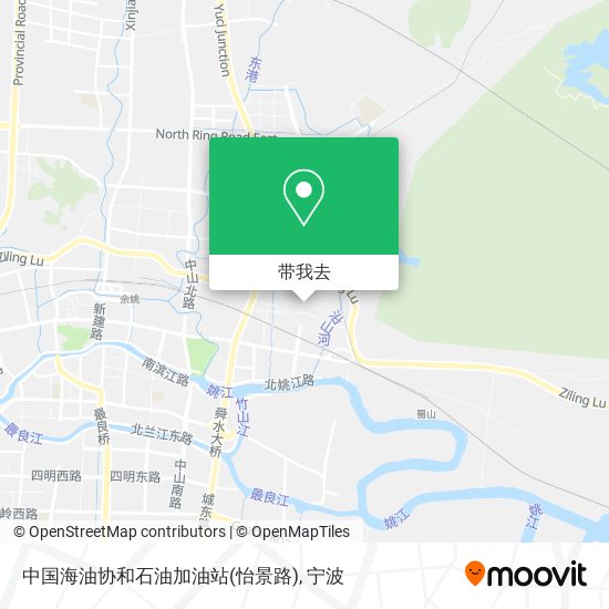 中国海油协和石油加油站(怡景路)地图