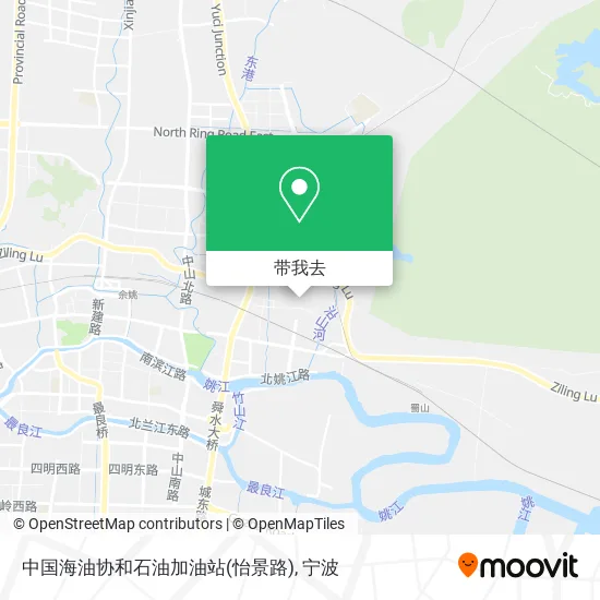 中国海油协和石油加油站(怡景路)地图
