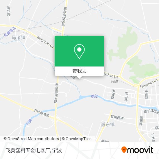 飞黄塑料五金电器厂地图