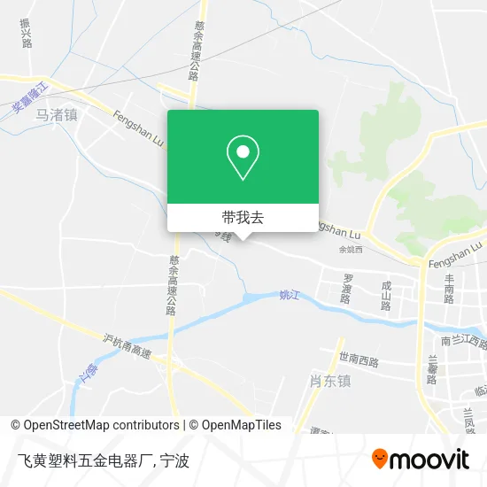 飞黄塑料五金电器厂地图