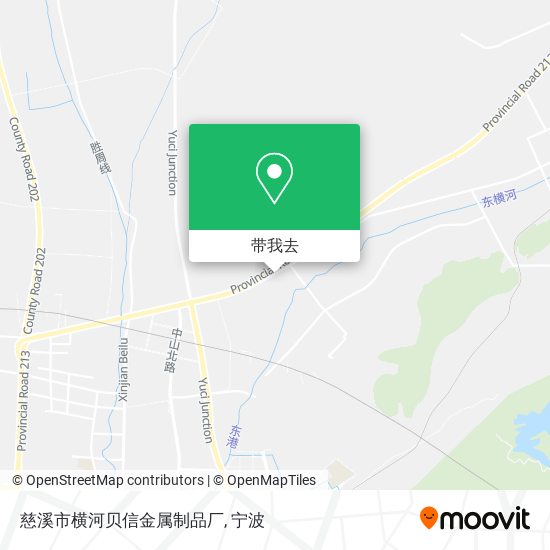 慈溪市横河贝信金属制品厂地图