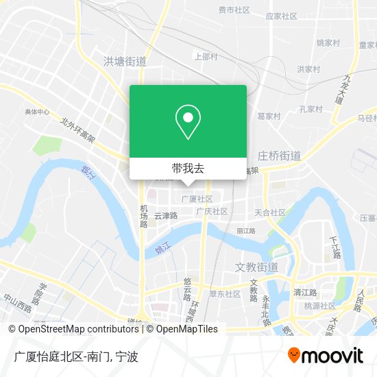 广厦怡庭北区-南门地图