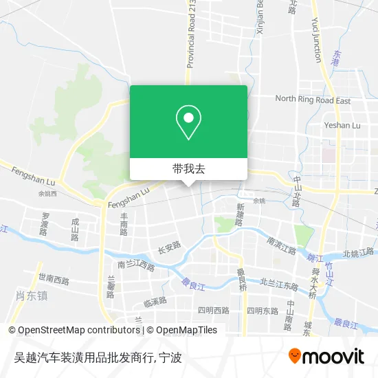 吴越汽车装潢用品批发商行地图