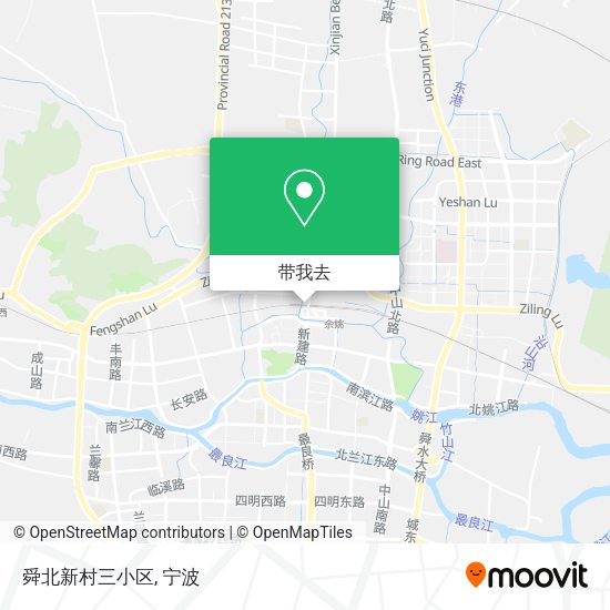 舜北新村三小区地图