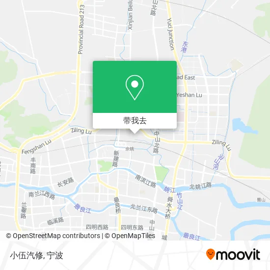 小伍汽修地图