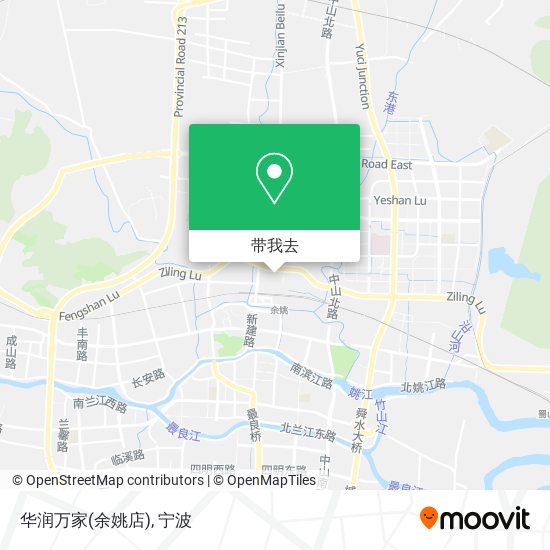 华润万家(余姚店)地图