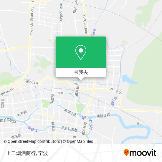 上二烟酒商行地图