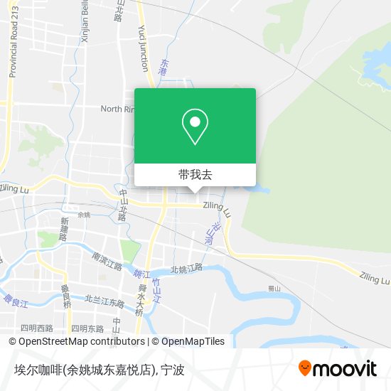 埃尔咖啡(余姚城东嘉悦店)地图