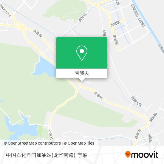 中国石化雁门加油站(龙华南路)地图