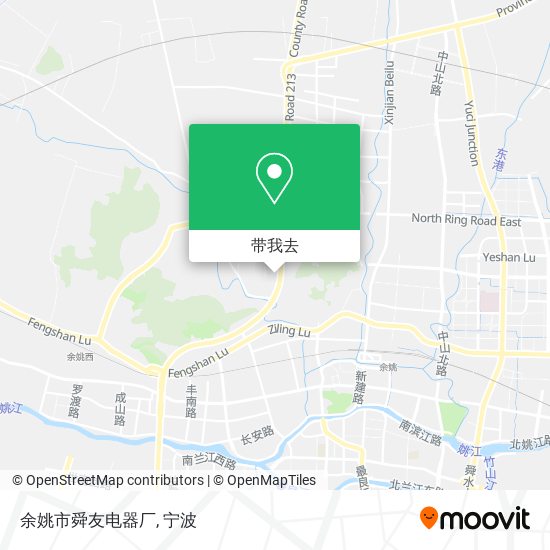 余姚市舜友电器厂地图