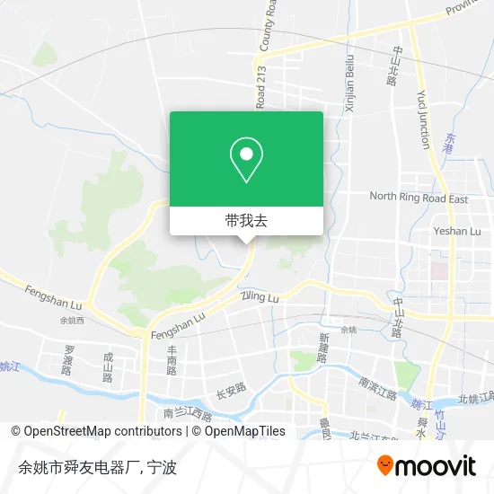 余姚市舜友电器厂地图