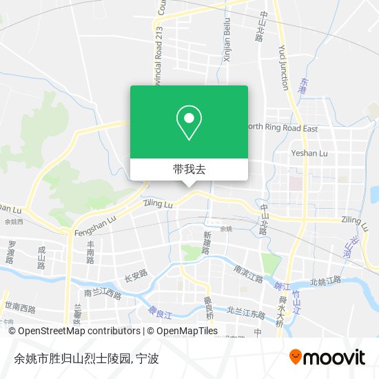 余姚市胜归山烈士陵园地图