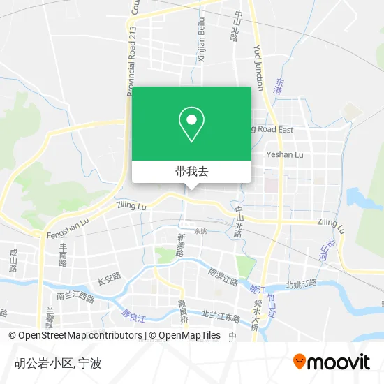 胡公岩小区地图