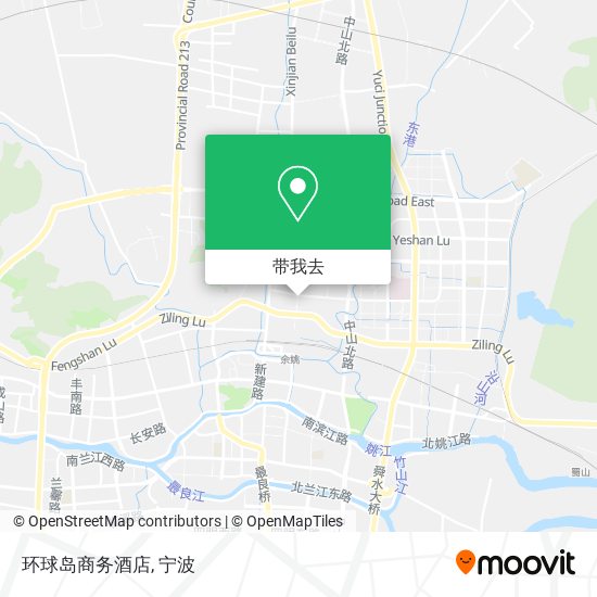 环球岛商务酒店地图