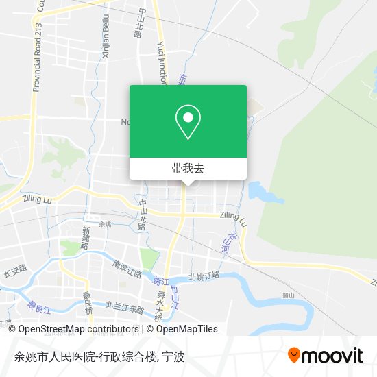 余姚市人民医院-行政综合楼地图