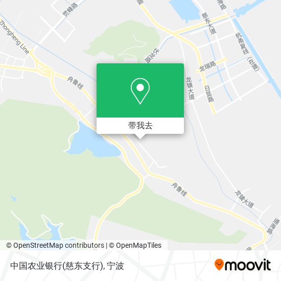 中国农业银行(慈东支行)地图