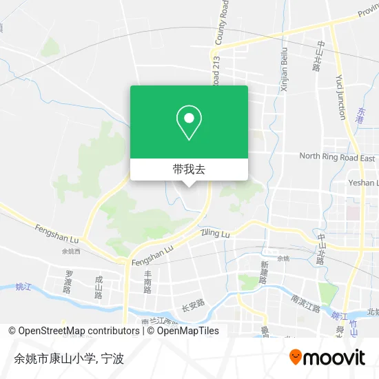 余姚市康山小学地图