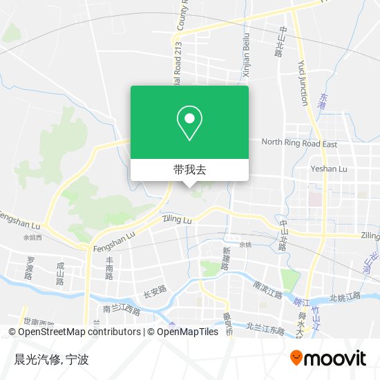 晨光汽修地图