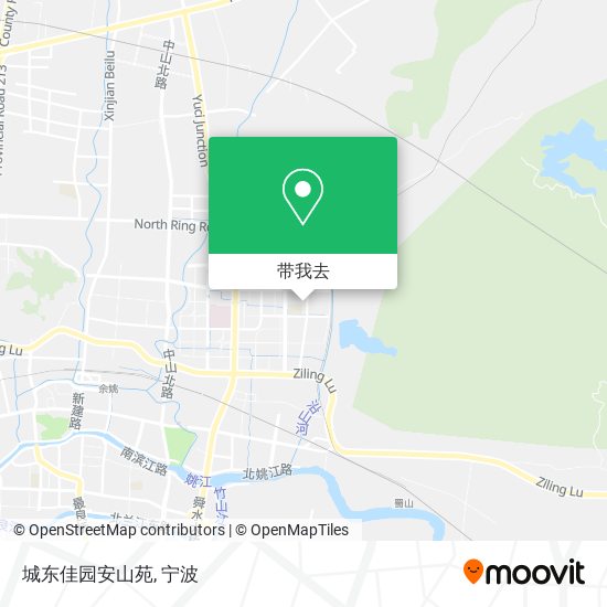 城东佳园安山苑地图
