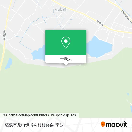 慈溪市龙山镇潘岙村村委会地图