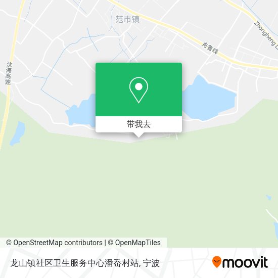 龙山镇社区卫生服务中心潘岙村站地图