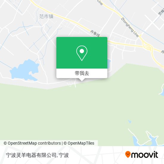 宁波灵羊电器有限公司地图