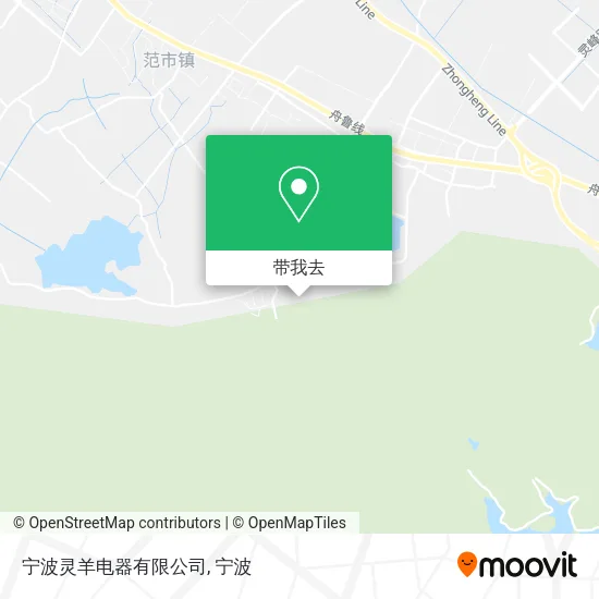 宁波灵羊电器有限公司地图