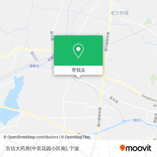 百信大药房(中奕花园小区南)地图