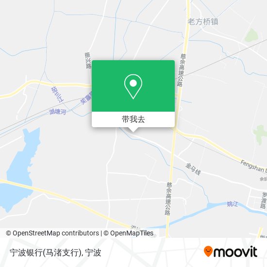 宁波银行(马渚支行)地图