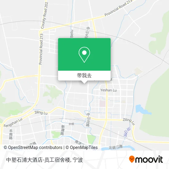 中塑石浦大酒店-员工宿舍楼地图