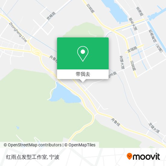 红雨点发型工作室地图