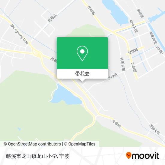慈溪市龙山镇龙山小学地图
