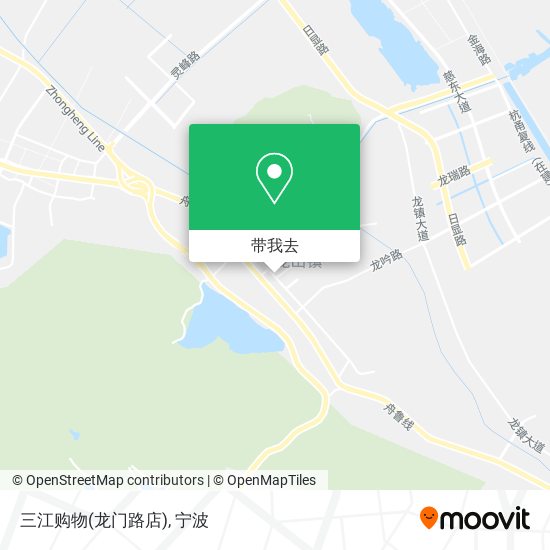 三江购物(龙门路店)地图