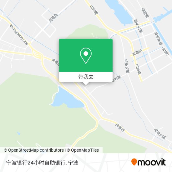 宁波银行24小时自助银行地图